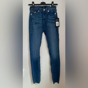 NWT True Religion Women’s Halle High Rise Super Skinny Jeans, Size 25